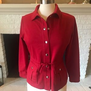 Breckenridge red drawstring Jacket PS